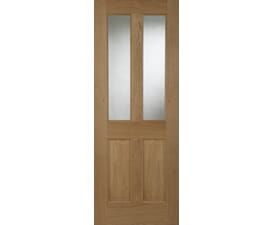 762x1981x35mm (30") Oak Oxford 2 Light Door