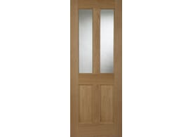 838x1981x35mm (33") Oak Oxford 2 Light Door