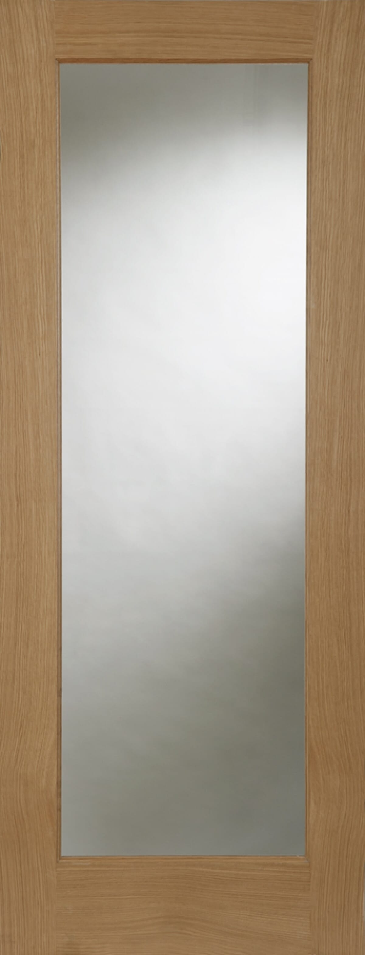 1981 x 686 x 35mm (27") Oak Pattern 10 Glazed  Internal Door