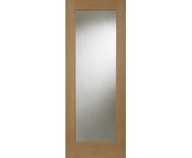 762x1981x35mm (30") Oak Pattern 10 Glazed Door