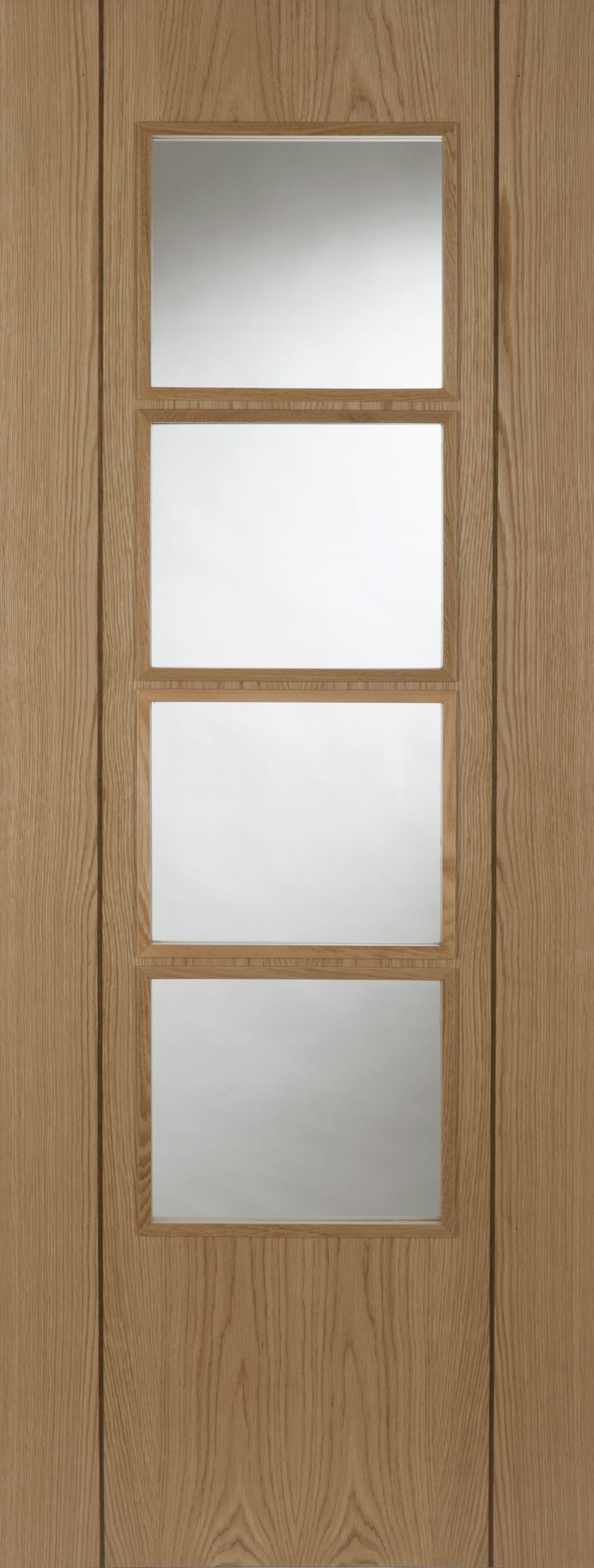 Oak Vision 4L Unglazed Fire Door