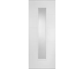 762x1981x35mm (30") White Orta 1 Light Door