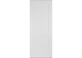 533x1981x35mm (21") White Shaker 2 Panel Door