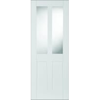 White Shaker 2 Panel 2 Light Image