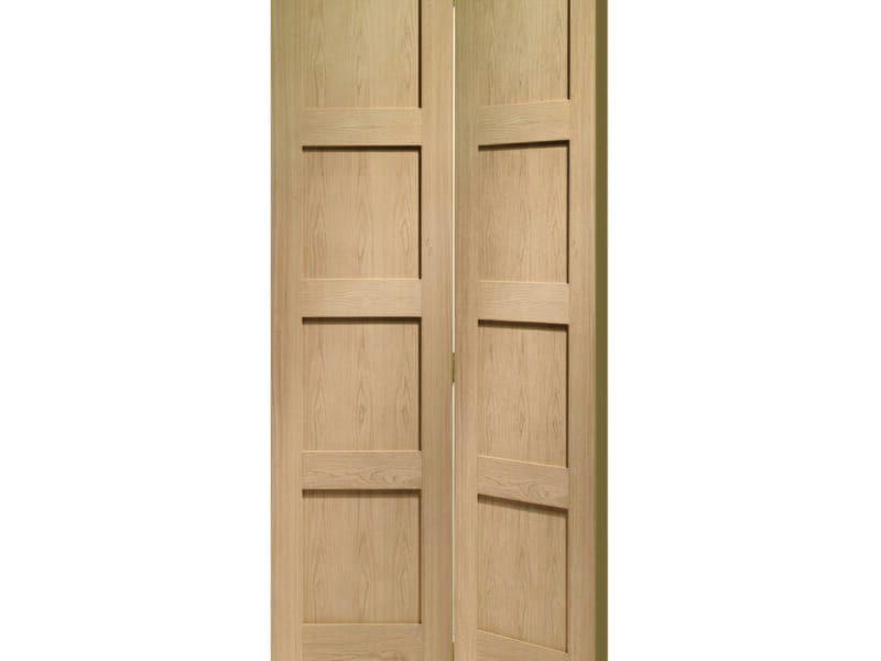 Shaker 4 Panel Oak Internal Folding Doors Price Comparisons | Compare The Build