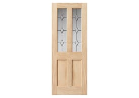 1981mm x 762mm x 35mm (30") Oak Churnet Glazed Door
