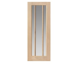2040mm x 726mm x 40mm  Oak Darwen Glazed Door