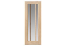 2040mm x 726mm x 40mm  Oak Darwen Glazed Door