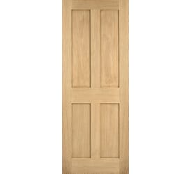 London Oak 4 Panel Internal Doors