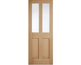 London Oak - Clear Glass Internal Doors