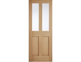 London Oak - Clear Glass Internal Doors