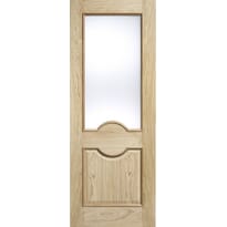 Oak Marseille Rm2s Glazed - Frosted Glass Image