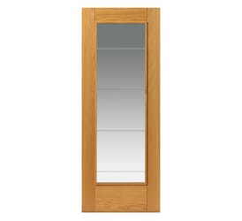 Oak Medina Glazed - Prefinished Internal Doors