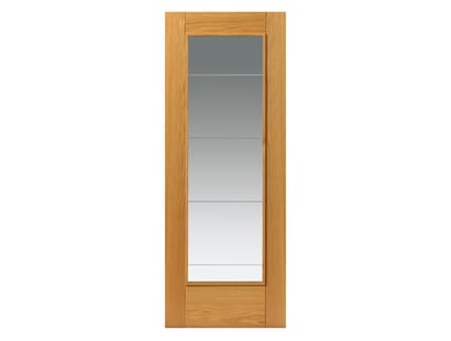 Oak Medina Glazed - Prefinished Internal Doors Image