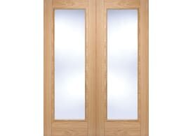 1219x1981x40mm (48") Vancouver Pattern 10 Oak Pairs Door