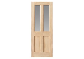 1981mm x 686mm x 35mm (27") Oak Severn Glazed Door