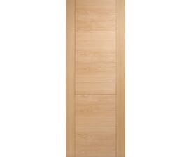 726 x 2040 x 44mm Vancouver 5P Oak - Pre-Finished Fire Door