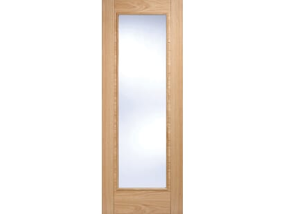 Vancouver Pattern 10 Oak - Clear Prefinished Internal Doors Image
