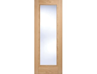 Vancouver Pattern 10 Oak - Clear Prefinished Internal Doors