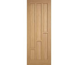 726 x 2040 x 44mm Coventry Oak 6 Panel - Pre-Finished Fire Door