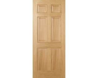 Regency Oak 6 Panel - Prefinished Internal Doors