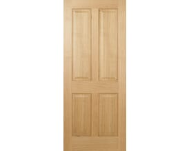 Regency 4P Oak - Prefinished Fire Door