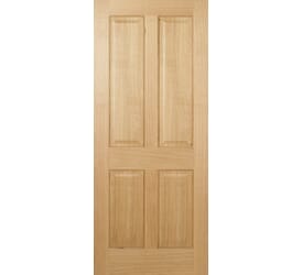 Regency 4P Oak - Prefinished Internal Doors