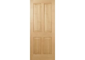 686x1981x44mm (27") Regency 4P Oak - Prefinished Door