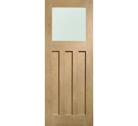 DX Oak - Prefinished Obscure Glass Internal Doors