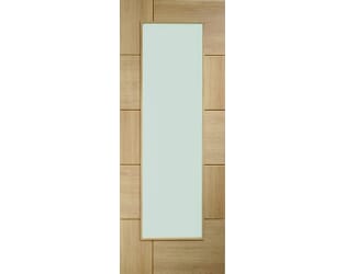 Ravenna Oak - Prefinished Clear Glass Internal Doors