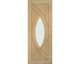 Treviso Oak - Prefinished Clear Glass Internal Doors