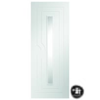 Potenza White Glazed Door - Prefinished Image