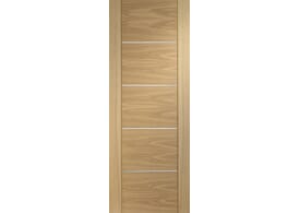 0 x 0xmm Portici Oak - Prefinished Door