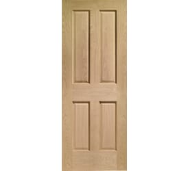 Victorian 4 Panel Oak - Prefinished Internal Doors