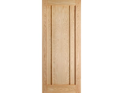 Lincoln Oak 3 Panel - Pre-finished Fire Door Image