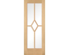 Reims Oak Glazed Internal Doors
