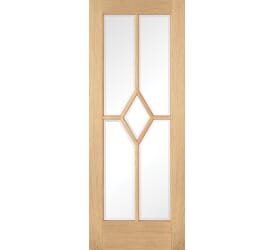 Reims Oak Glazed Internal Doors