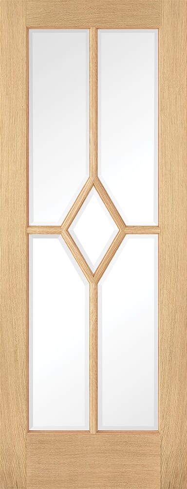 1981 x 762 x 35mm (30") Reims Oak Glazed  Internal Door