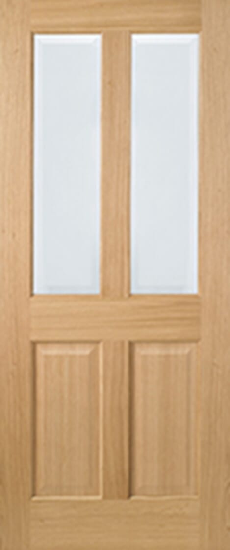 Prefinished Oak Richmond Glazed Internal Doors