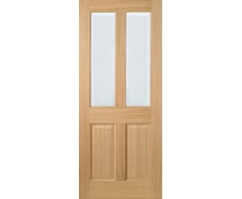 726 x 2040x40mm Prefinished Oak Richmond Glazed Door