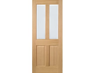 Prefinished Oak Richmond Glazed Internal Doors
