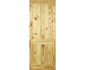 4 Panel Knotty Pine Internal Doors