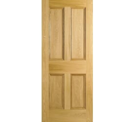4P Oak Flat Panel Internal Doors