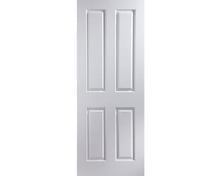 Deco 4 Panel Primed Door White Internal Doors