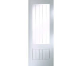 Cottage Vertical Etch Glazed Internal Doors