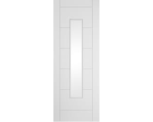 Oregon White Primed Ladder Frosted Glazed Internal Door
