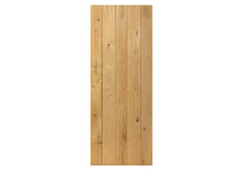 1981mm x 762mm x 40mm (30") Rustic Oak Ledged Door