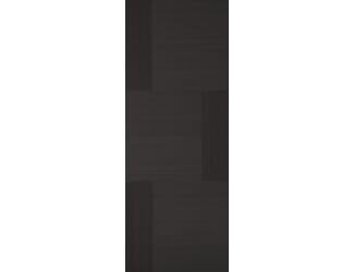 Black - Seis Style Prefinished Fire Door