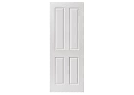 1981mm x 711mm x 44mm (28") FD30 White Smooth Canterbury Door