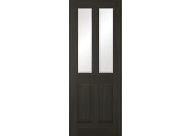 1981mm x 838mm x 35mm (33") Richmond Smoked Oak - Clear Glazed Prefinished Internal Door